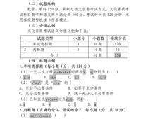 2023年河北省高職單招考試十類 和高職單招對口電子電工類、對口計(jì)算機(jī)類 文化素質(zhì)（數(shù)學(xué)）考試大綱